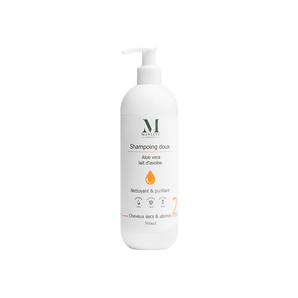 Shampoing doux cheveux secs 500g